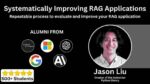 Jason Liu – Systematically Improving RAG Applications Course Learn proven strategies to enhance Retrieval-Augmented Generation (RAG) performance with Jason Liu’s expert-led course for developers and AI practitioners.