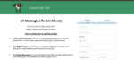 Copywriting Titan – 17 Strategies to Get Copywriting Clients NOW