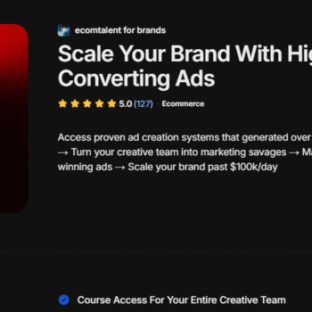 ecomtalent – Scale Your Brand With High-Converting Ads